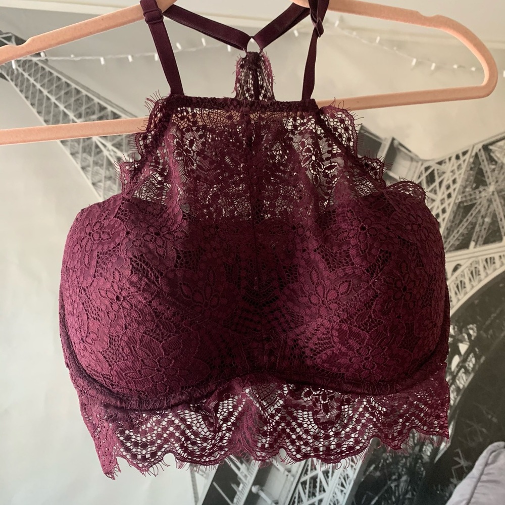 Victoria’s Secret High Neck Lace Bralette